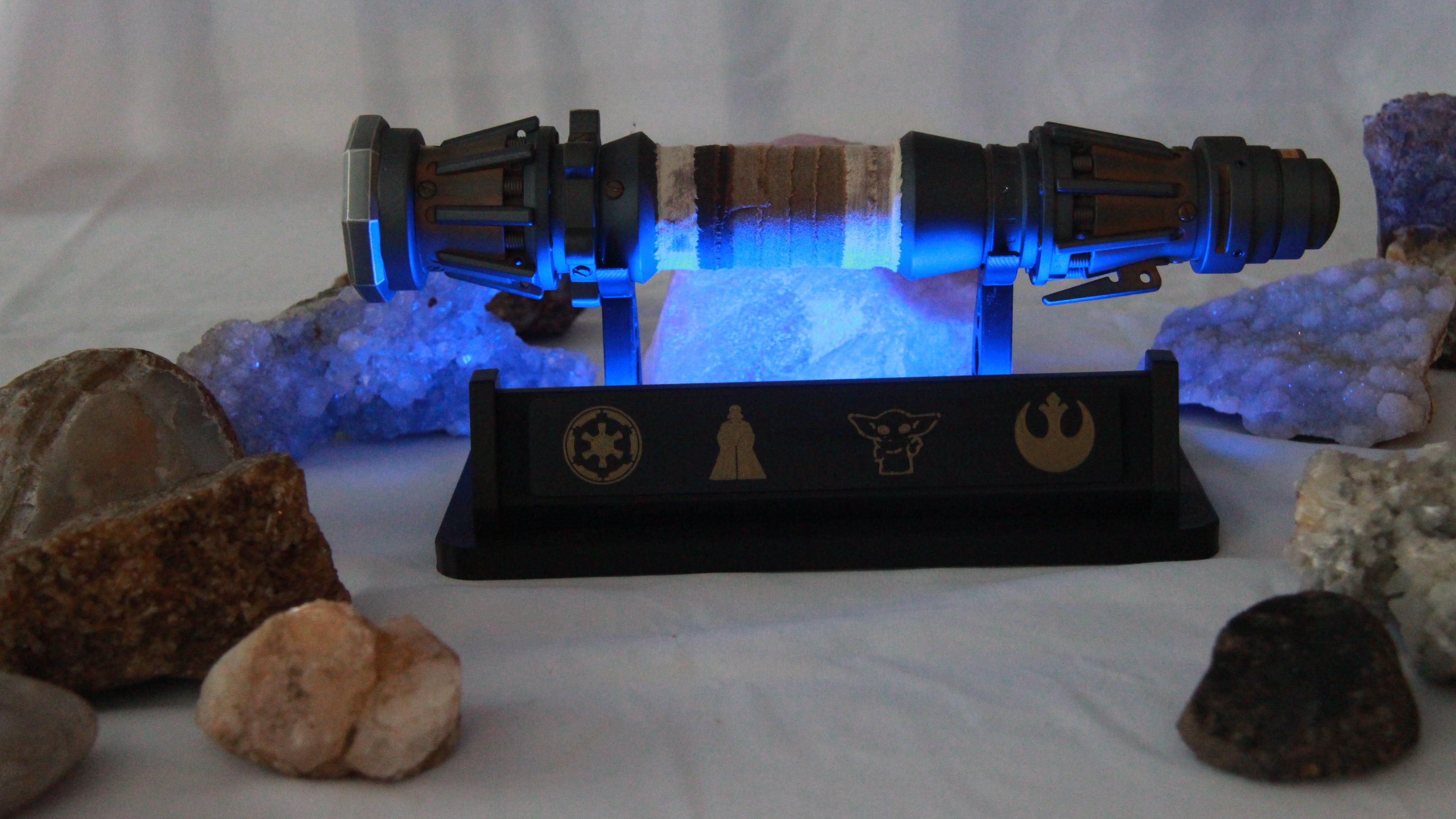 Lightsaber Display Stand with LED lighting