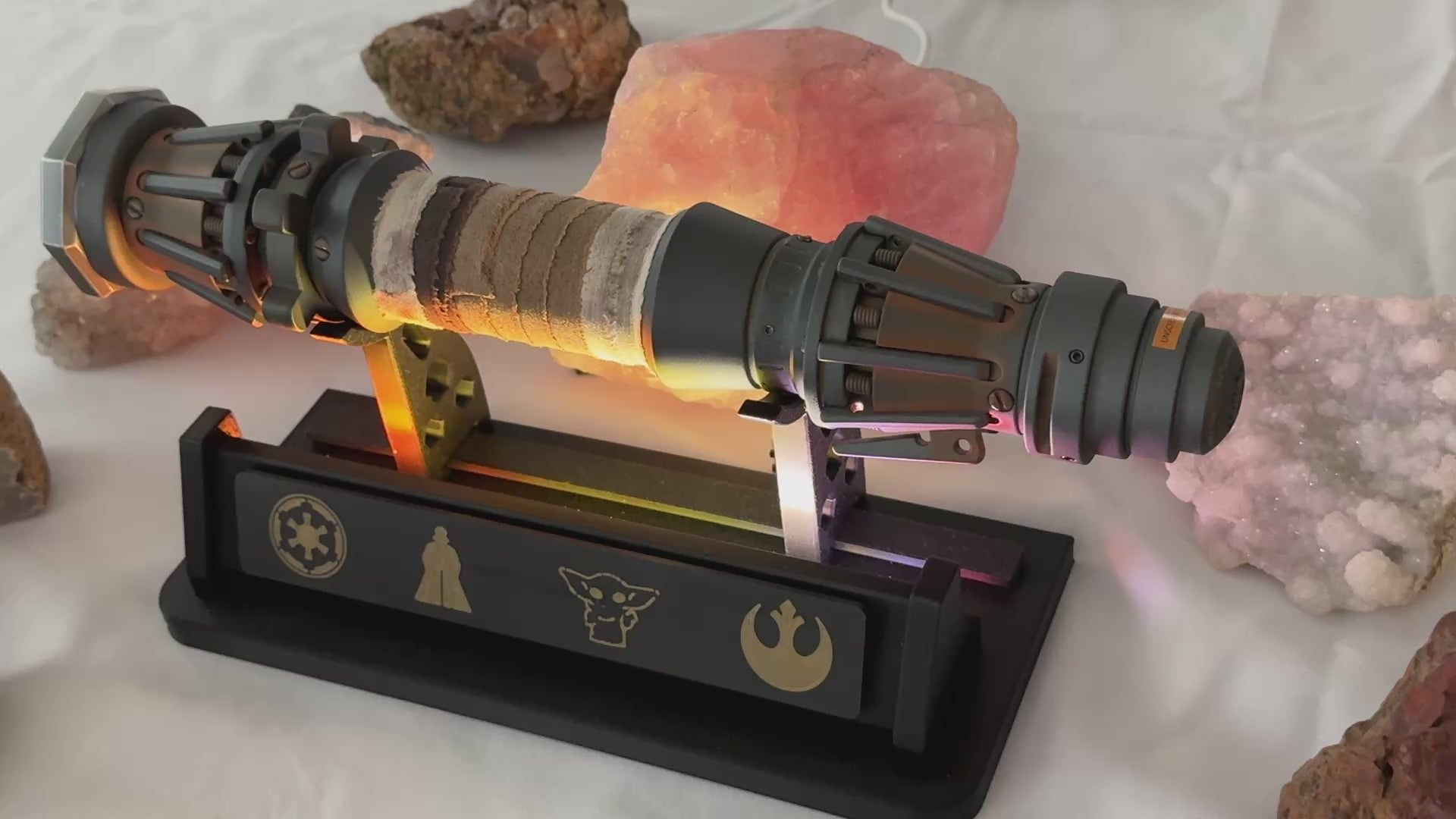 Lightsaber Display Stand with LED lighting